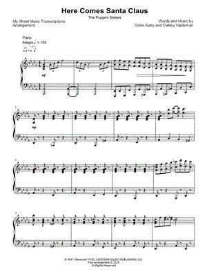 Here Comes Santa Claus (The Puppini Sisters)