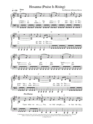Hosanna (Praise is Rising)