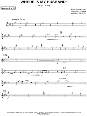 WHERE IS MY HUSBAND! - Trumpet 1