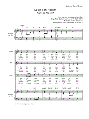 Lobe den Herren