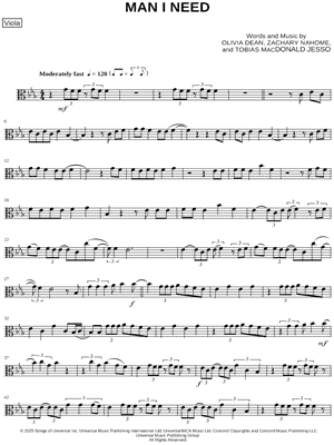 Man I Need - Viola