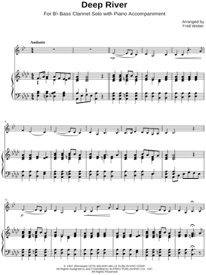 Deep River - Piano Accompaniment
