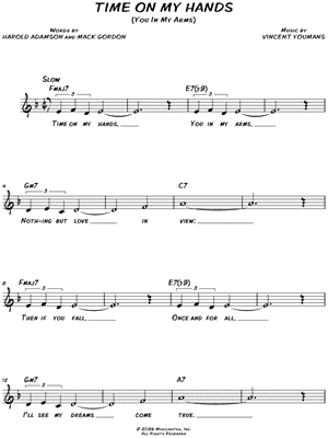 Time on My Hands [chorus only]