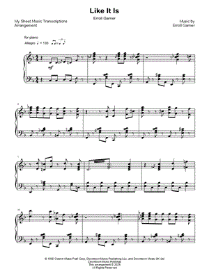 Like It Is (Erroll Garner)
