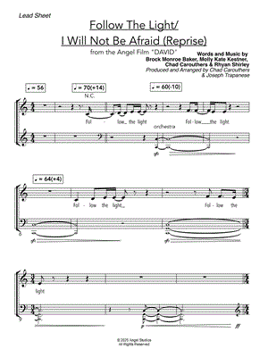 Follow the Light / I Will Not Be Afraid (Reprise)