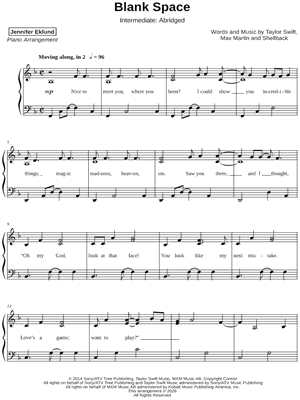 Blank Space [intermediate - abridged]