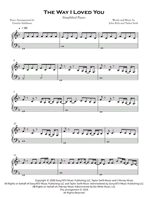 The Way I Loved You [simplified]