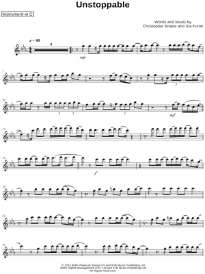 Unstoppable - C Instrument