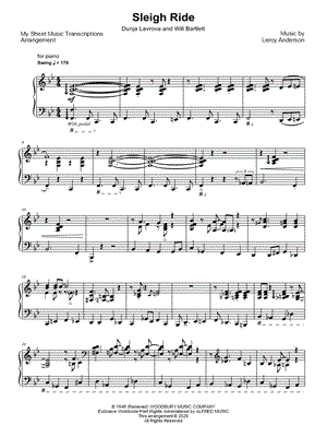 Sleigh Ride (Dunja Lavrova & Will Bartlett)