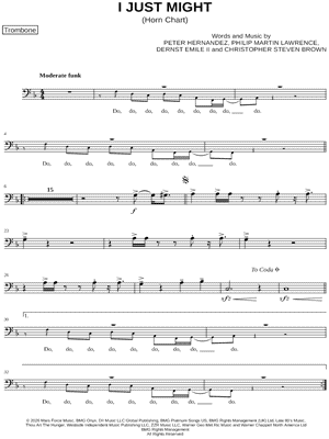 I Just Might - Trombone