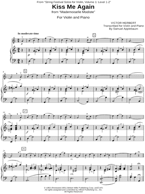 Kiss Me Again (Piano Accompaniment)