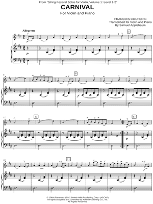Carnival (Piano Accompaniment)
