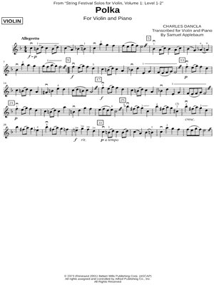 Polka (Violin Part)