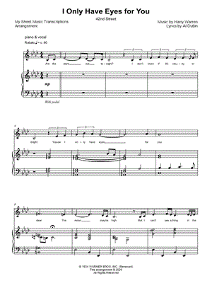 I Only Have Eyes for You (42nd Street)