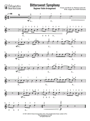 Bittersweet Symphony [beginner]