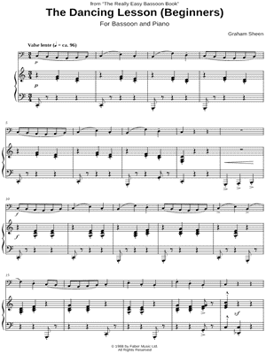 The Dancing Lesson (Beginners) (Piano Accompaniment)