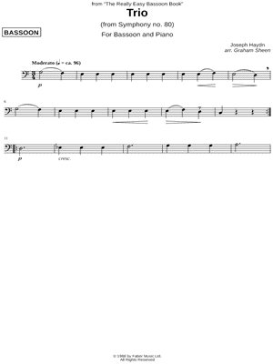 Trio (Bassoon Part)