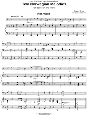 Two Norwegian Melodies (Piano Accompaniment)