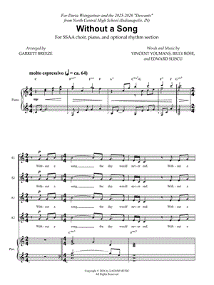 Without a Song