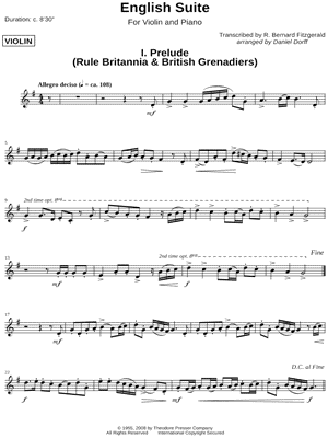 English Suite (Violin Part)
