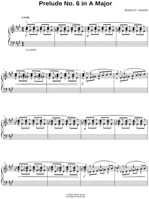 Prelude No. 6 in A Major