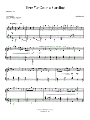 Here We Come A-Caroling
