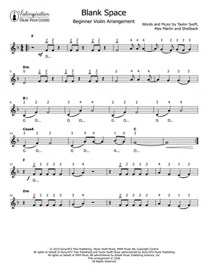 Blank Space [beginner]