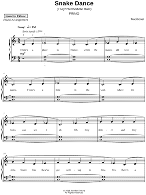 Snake Dance [easy / intermediate duet]