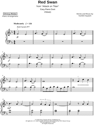 Red Swan [easy duet]