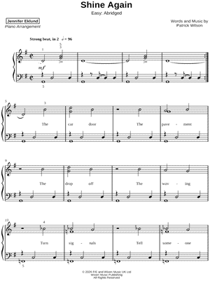 Shine Again [easy - abridged]