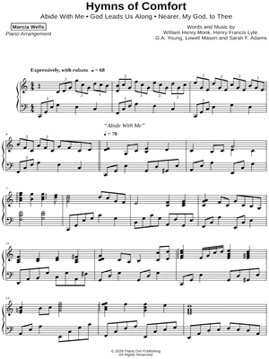 Hymns of Comfort (Abide With Me - God Leads Us Along - Nearer, My God, to Thee)