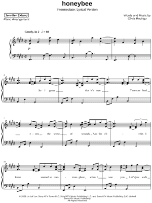 honeybee [intermediate - lyrical]