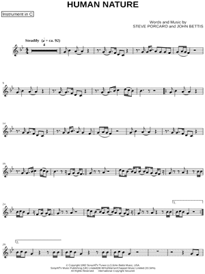 Human Nature - C Instrument