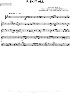 Risk It All - Bb Instrument