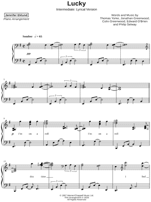 Lucky [intermediate - lyrical]