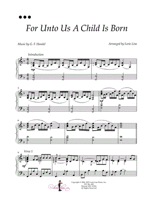 For Unto Us a Child Is Born