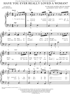 Have You Ever Really Loved a Woman?