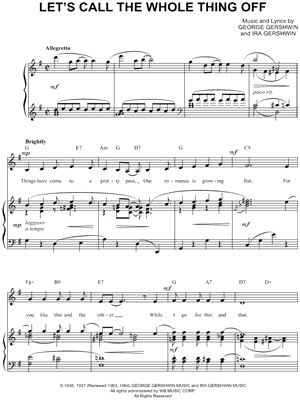 Let's Call the Whole Thing Off