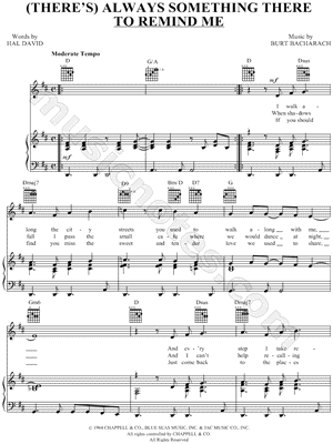 (There's) Always Something There To Remind Me