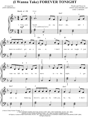 (I Wanna Take) Forever Tonight