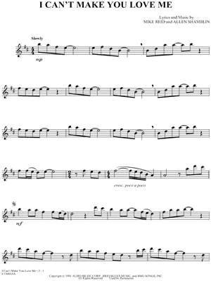 I Can't Make You Love Me