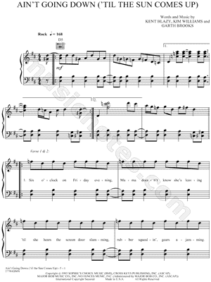 Ain't Going Down ('Til the Sun Comes Up)