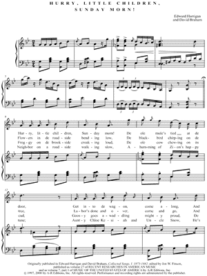 Hurry, Little Children, Sunday Morn!