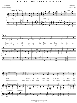 I Love You More Each Day