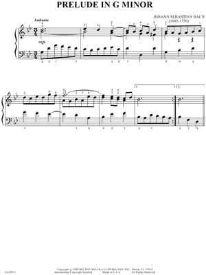 Prelude In G Minor