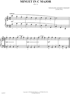 Minuet In C Major