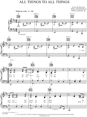 All Things To All Things