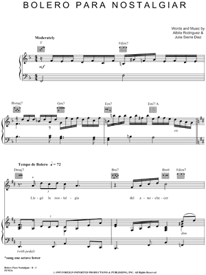 Bolero Para Nostalgiar