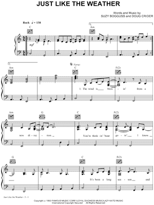 Just Like the Weather