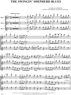 The Swingin' Shepherd Blues by Rhoda Roberts - Sheet Music